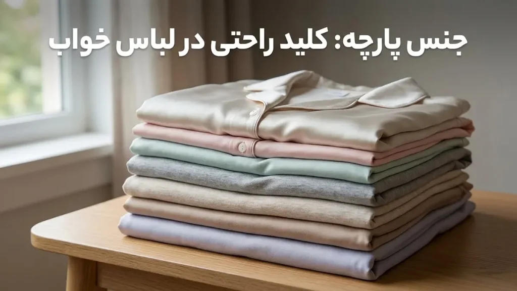 بهترین مدل لباس خواب زنانه: راهنمای جامع جنس پارچه: کلید راحتی در لباس خواب