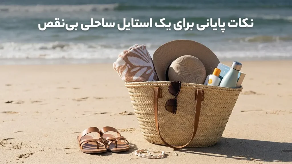 راهنمای ست کردن مایو با اکسسوری: خلق استایلی بینقص نکات پایانی برای یک استایل ساحلی بینقص