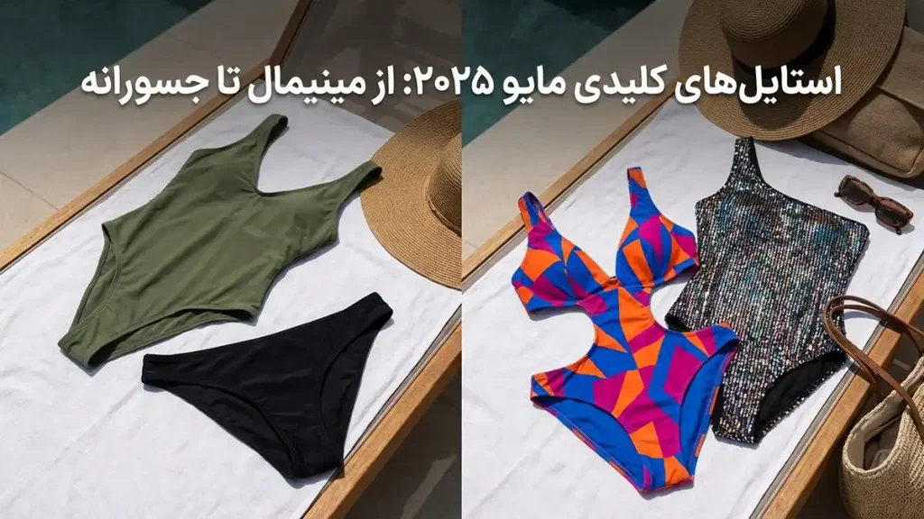 ترند مایو ۲۰۲۵: راهنمای کامل مد ساحلی آینده استایلهای کلیدی مایو ۲۰۲۵: از مینیمال تا جسورانه