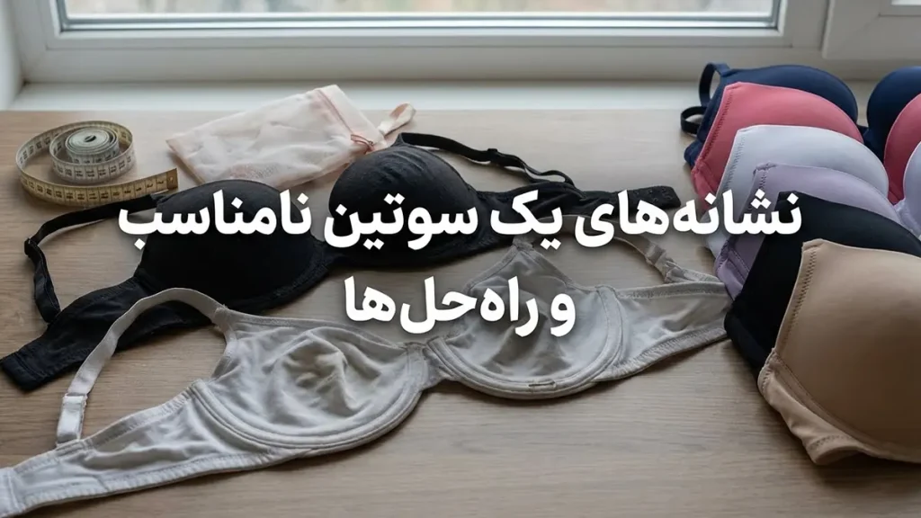 چطور سایز سوتین پیدا کنیم: راهنمای جامع و کاربردی نشانههای یک سوتین نامناسب و راهحلها