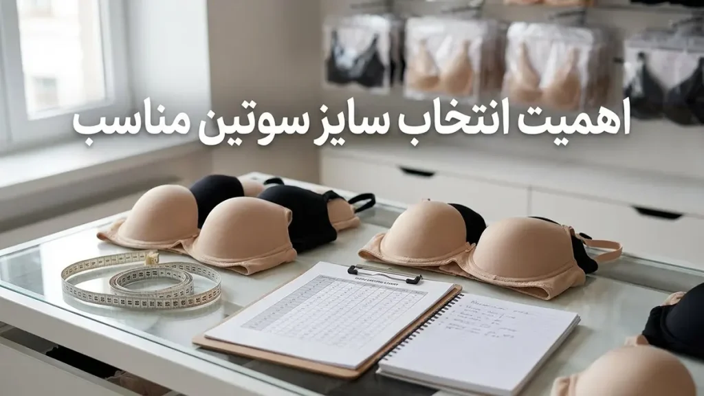 چطور سایز سوتین پیدا کنیم: راهنمای جامع و کاربردی اهمیت انتخاب سایز سوتین مناسب